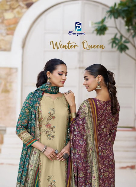 Winter Qween By Sargam Viscose Pasmina Dress Material Suppliers In India
